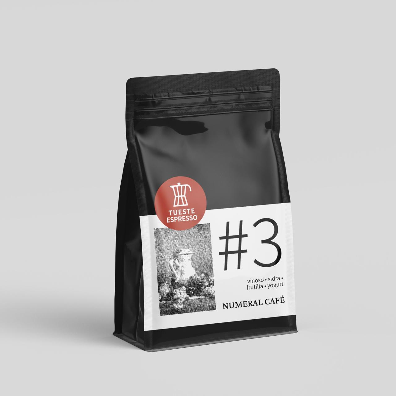 Cafe numeral #3 grano