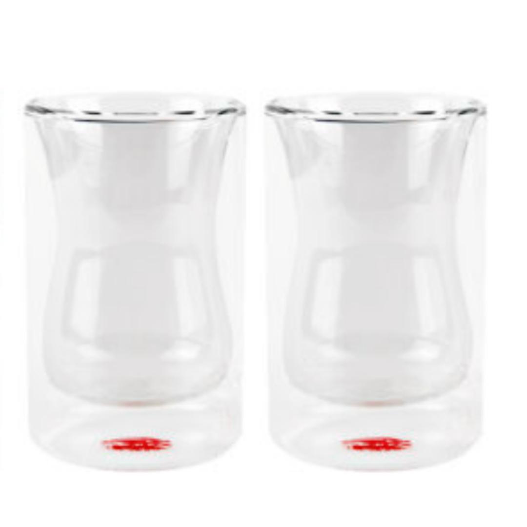 Set x2 Vaso Oroley Milán  doble vidrio .